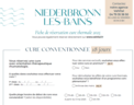 Fiche de réservation Niederbronn-les-Bains 2025